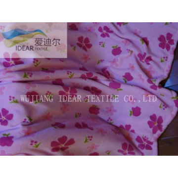 288F Knitted Printed Coral Fleece Fabric 087